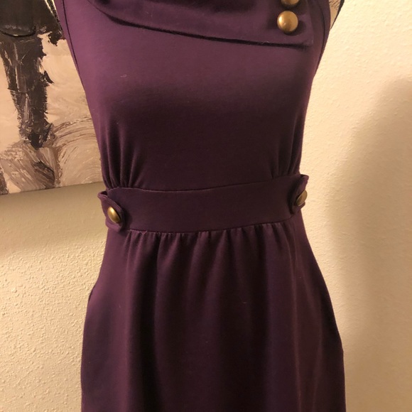 Adorable sleeveless cowl neck dress size small - Picture 4 of 7